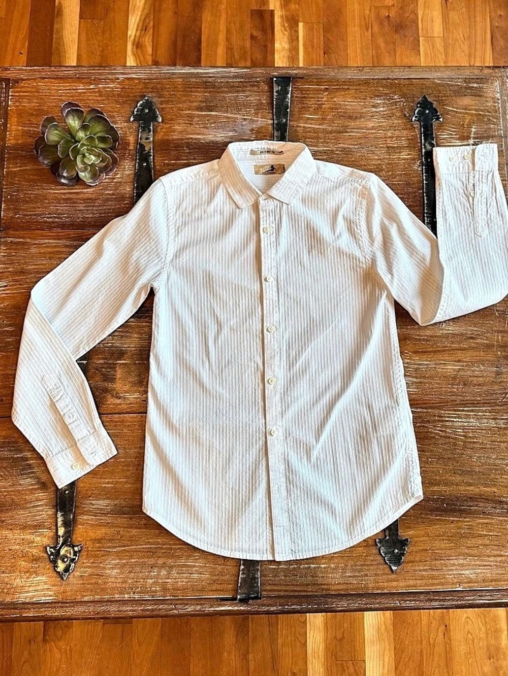 Scotch & Soda Scotch Shrunk striped shirt Striped Cotton Shirt Size 12